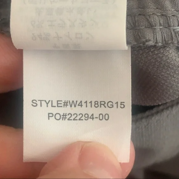 PRANA Brenna Moto Stretch Skinny Pants Mid Rise Gravel Nylon Size 2 - Picture 15 of 15